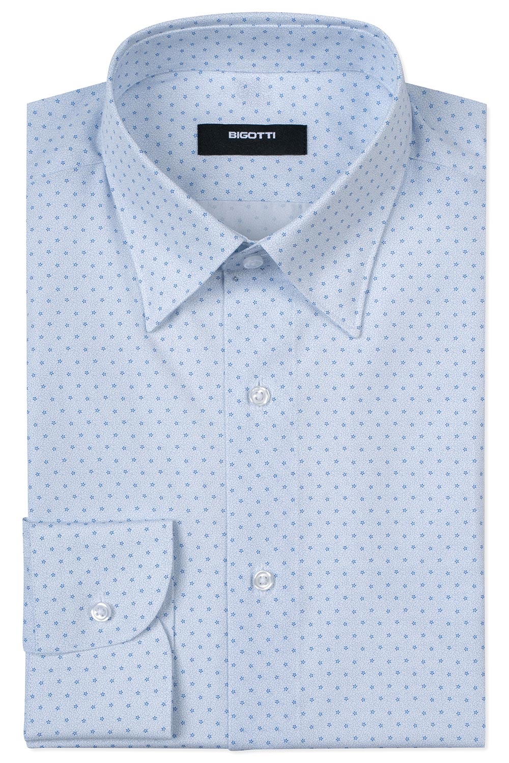 Camasa shaped bleu uni 0