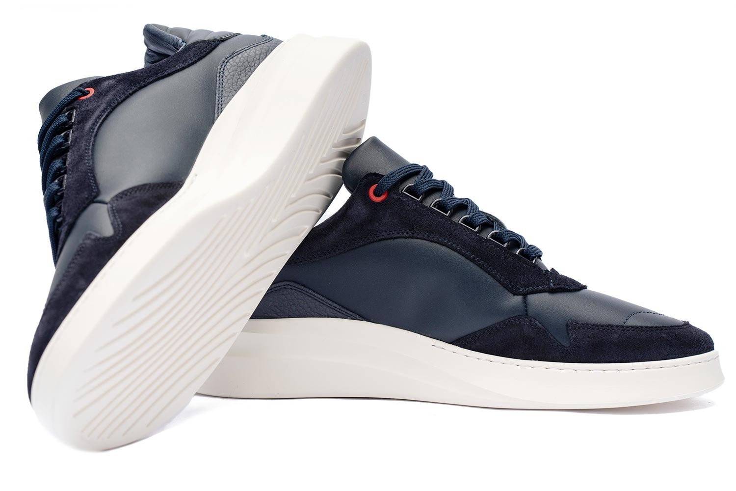 Sneakers bleumarin piele naturala 1