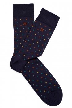 Sosete mov print geometric