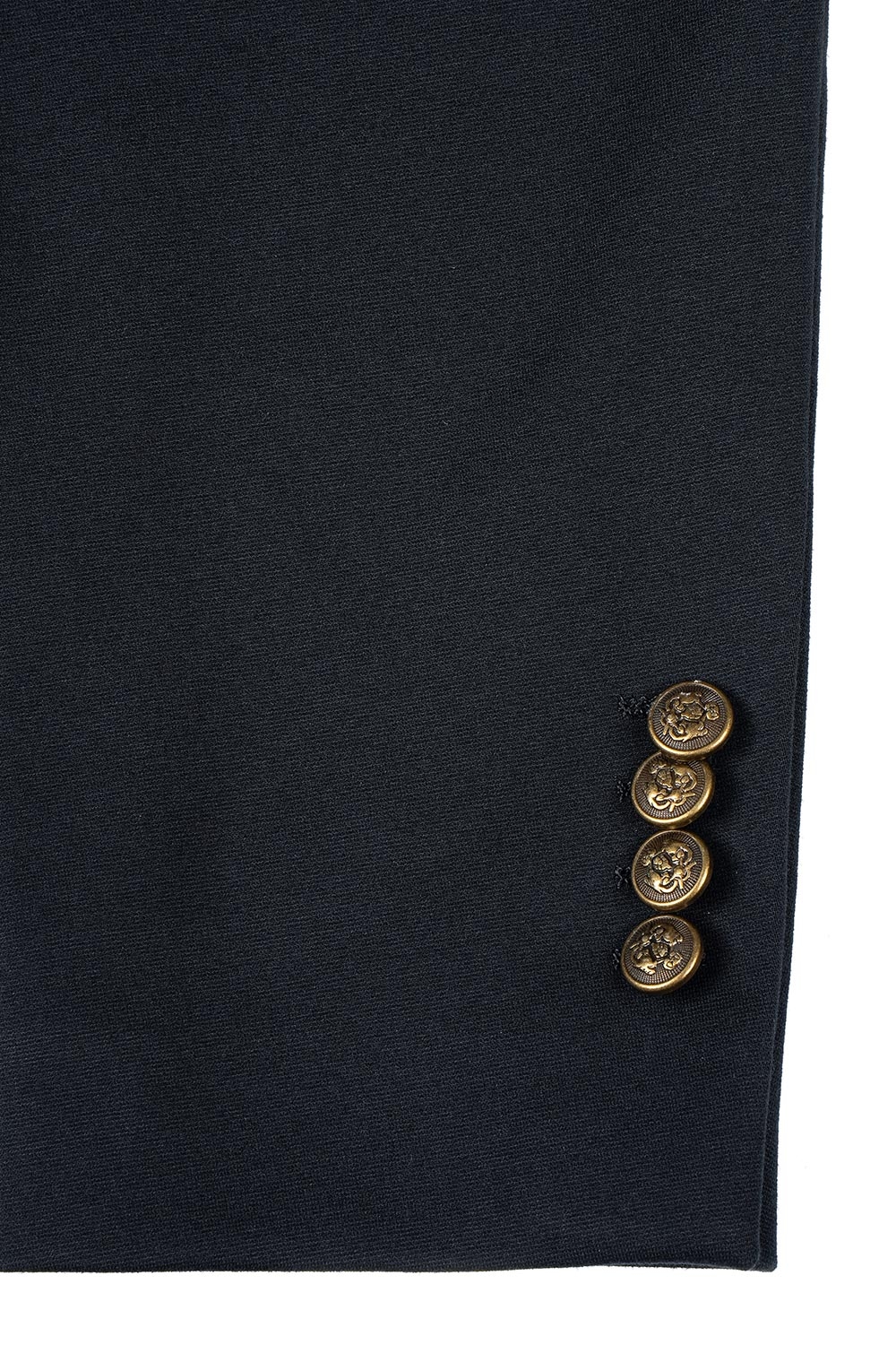 Slim body blue plain blazer 1