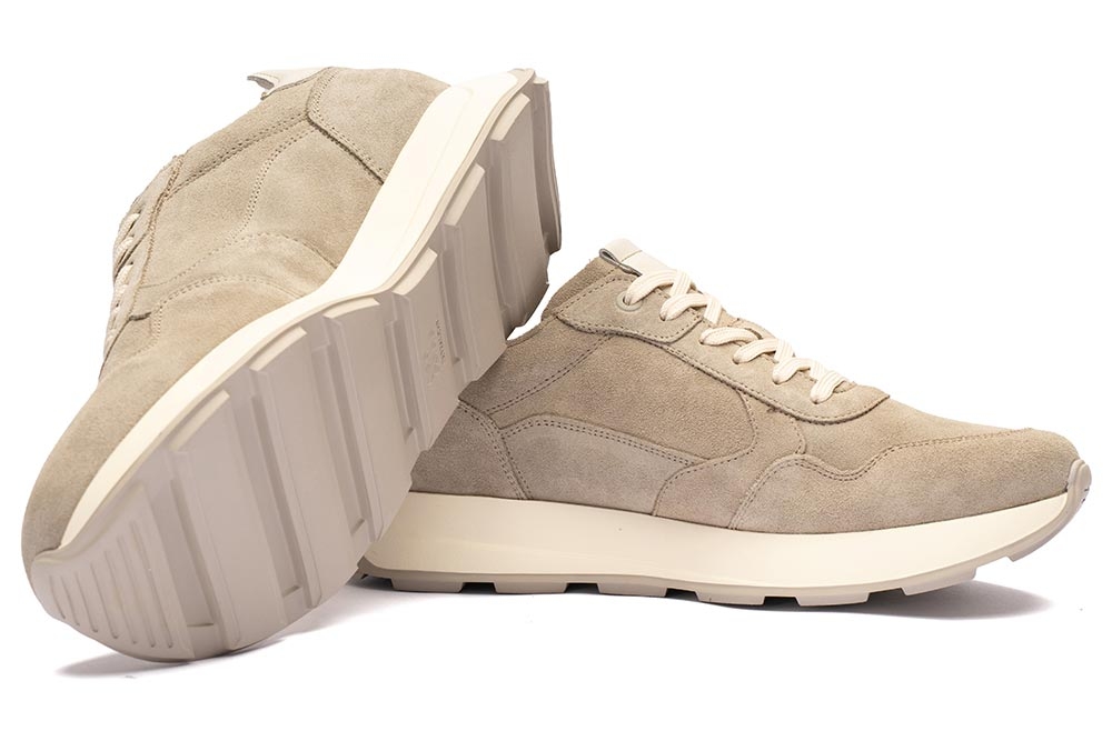 Sneakers gri piele intoarsa 1