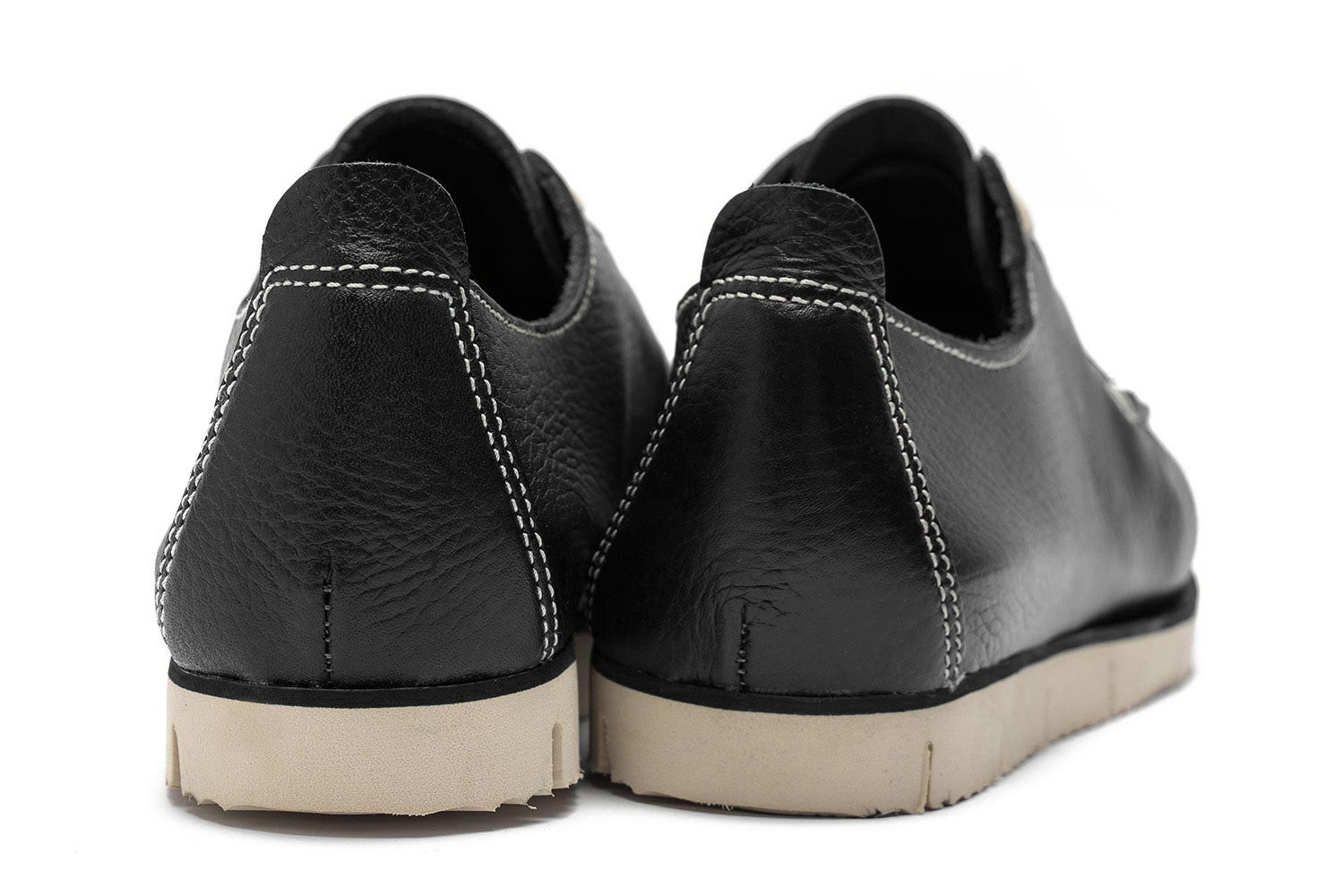 Boat shoes negri piele naturala 2