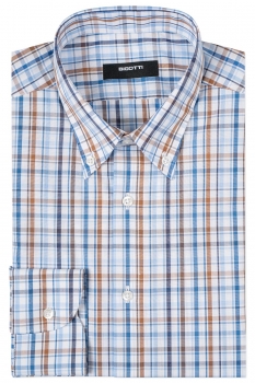 Superslim white carouri shirt