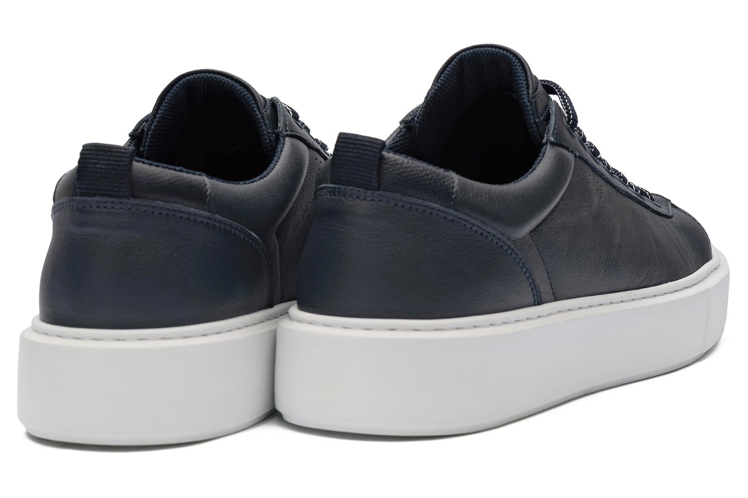 Sneakers bleumarin piele naturala 2