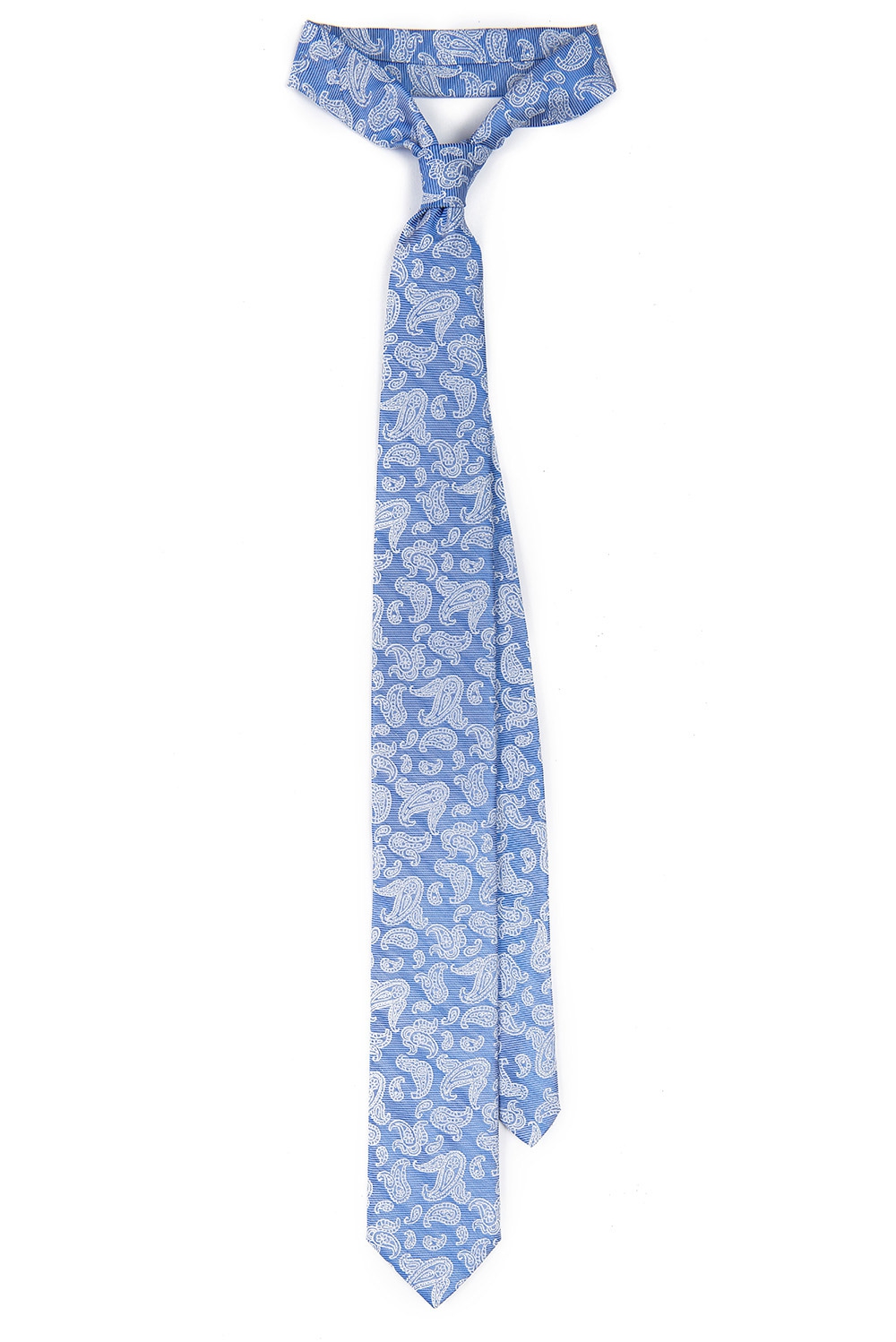 Cravata poliester bleu print lira 0