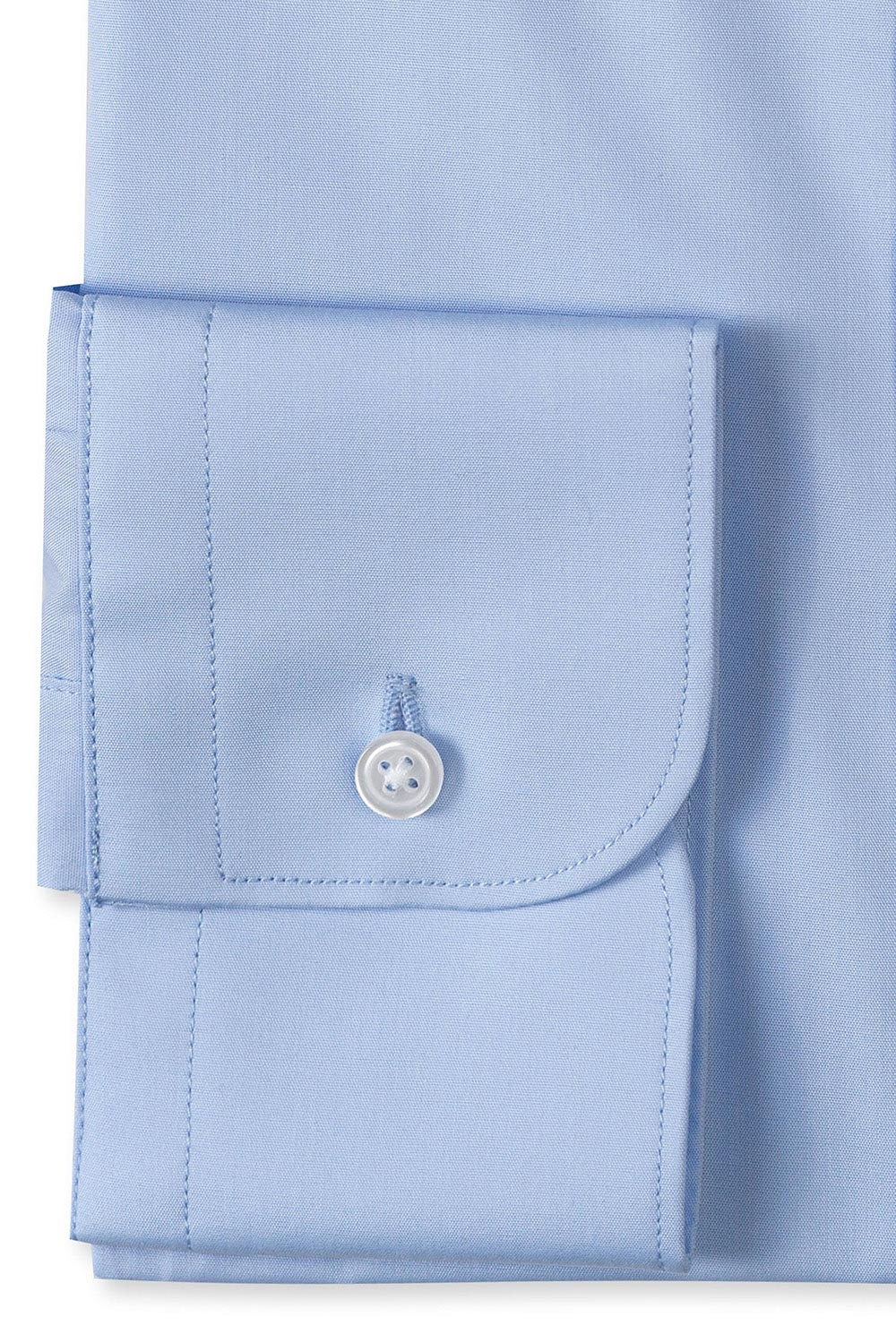 Camasa slim bleu uni 2