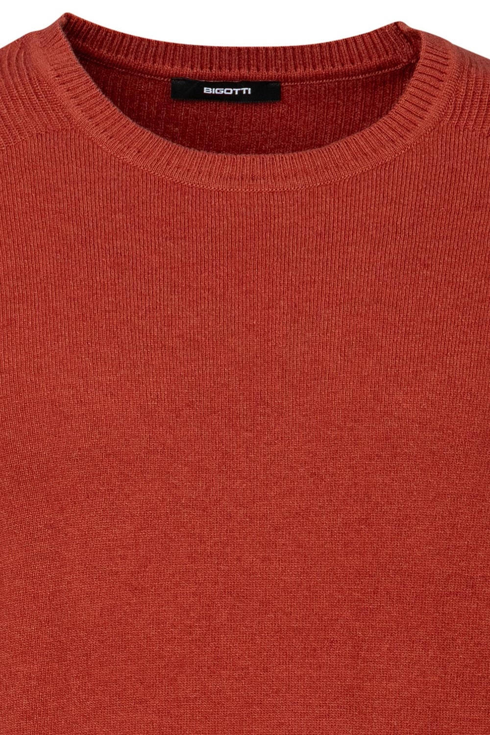 Slim body orange sweater 1