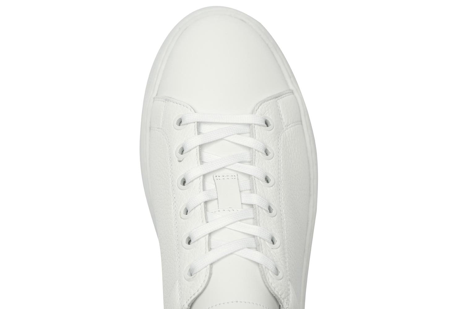 Sneakers albi piele naturala 3