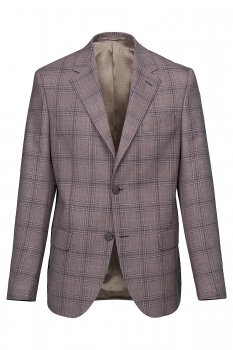 Sacou lila in carouri