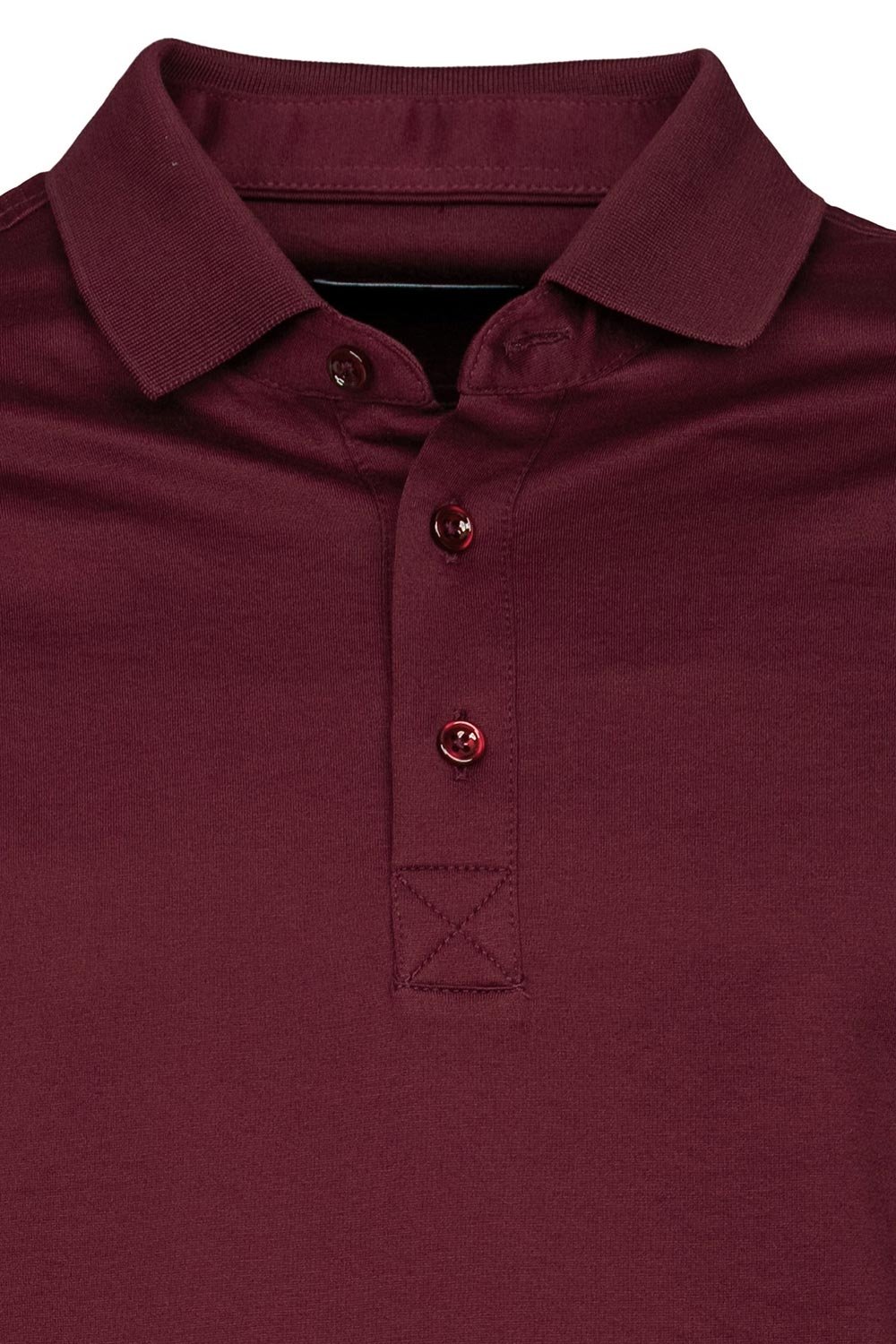 Burgundy plain t-shirt 1