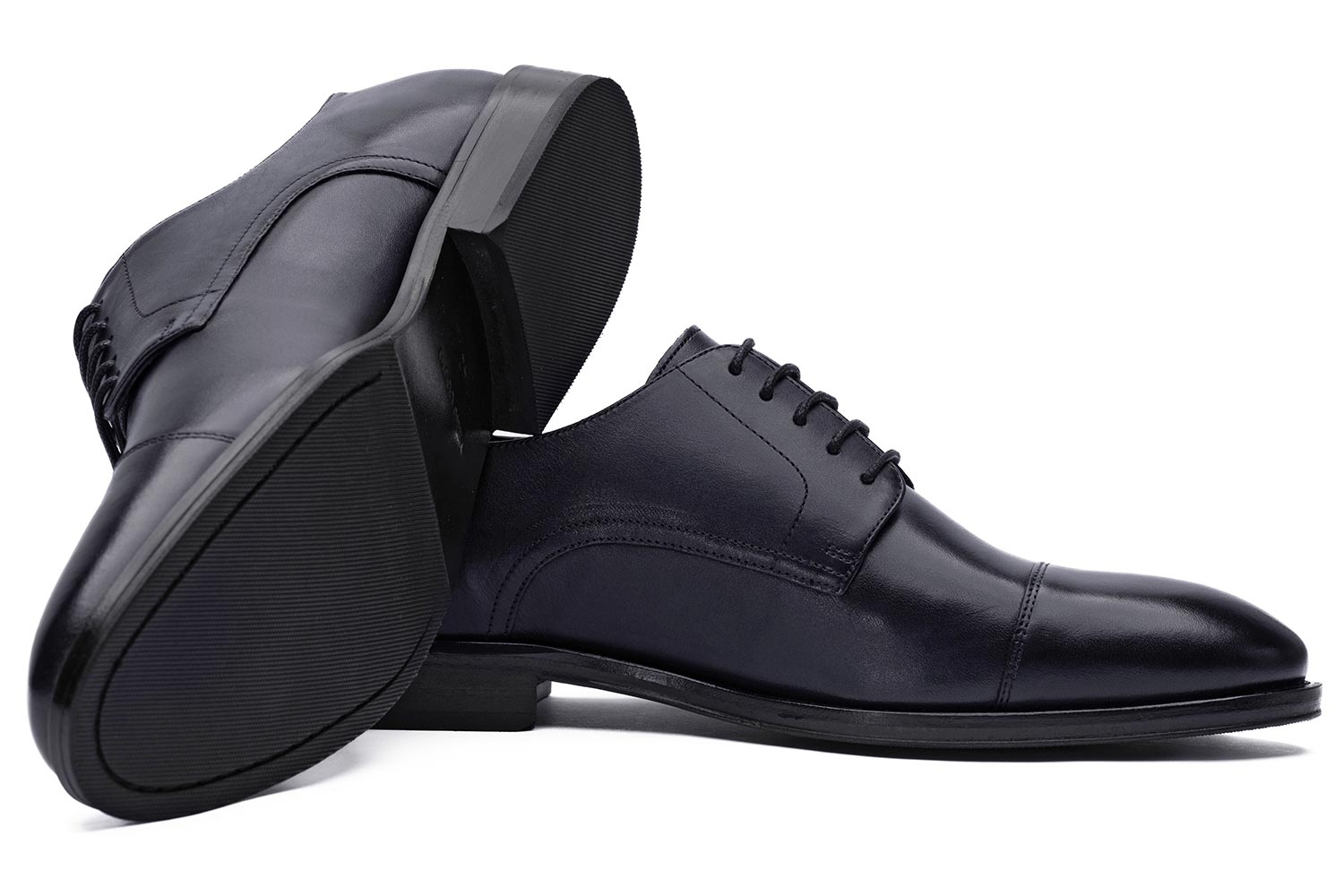 Pantofi bleumarin piele naturala 1