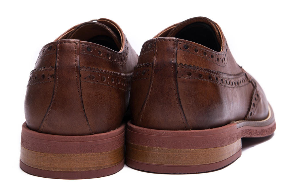 Defecti - pantofi maro piele naturala 2