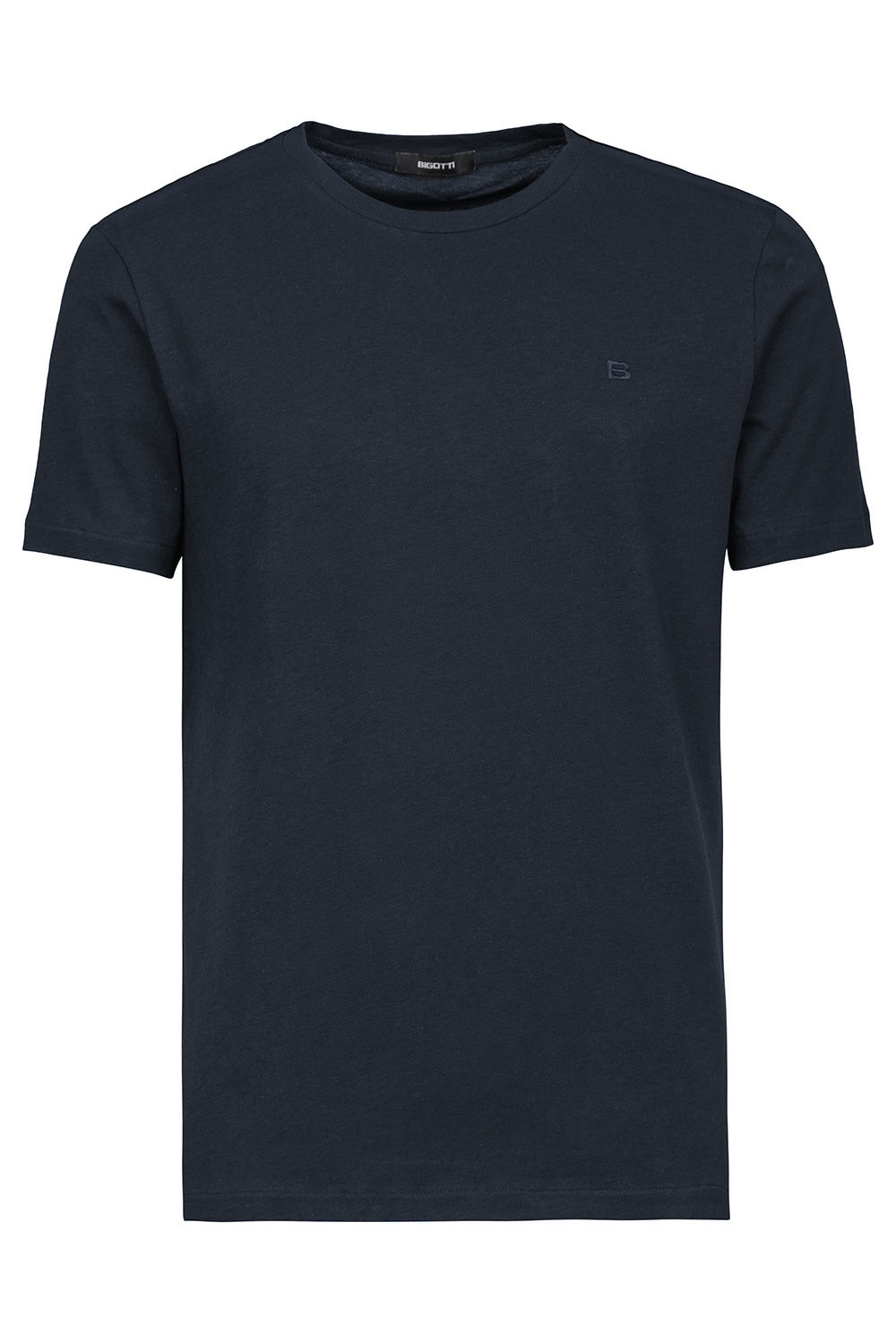 Navy plain t-shirt 1