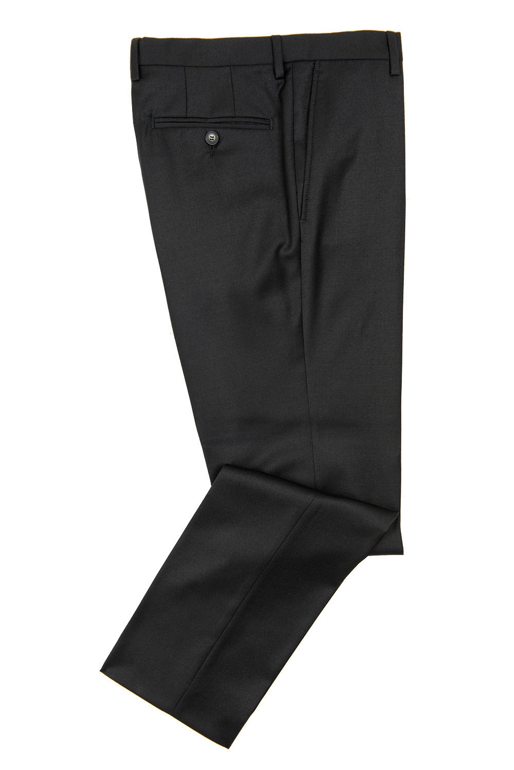 Pantaloni superslim fabian negru uni 1