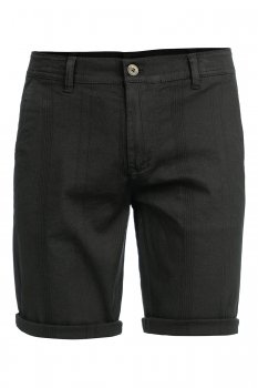 Pantaloni scurti slim negri uni