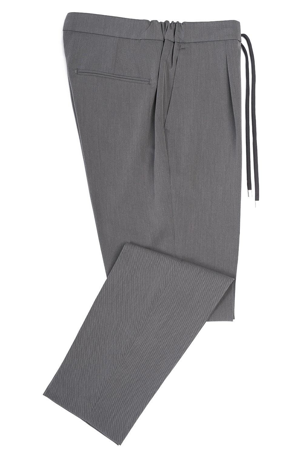 Pantaloni slim gri uni 1