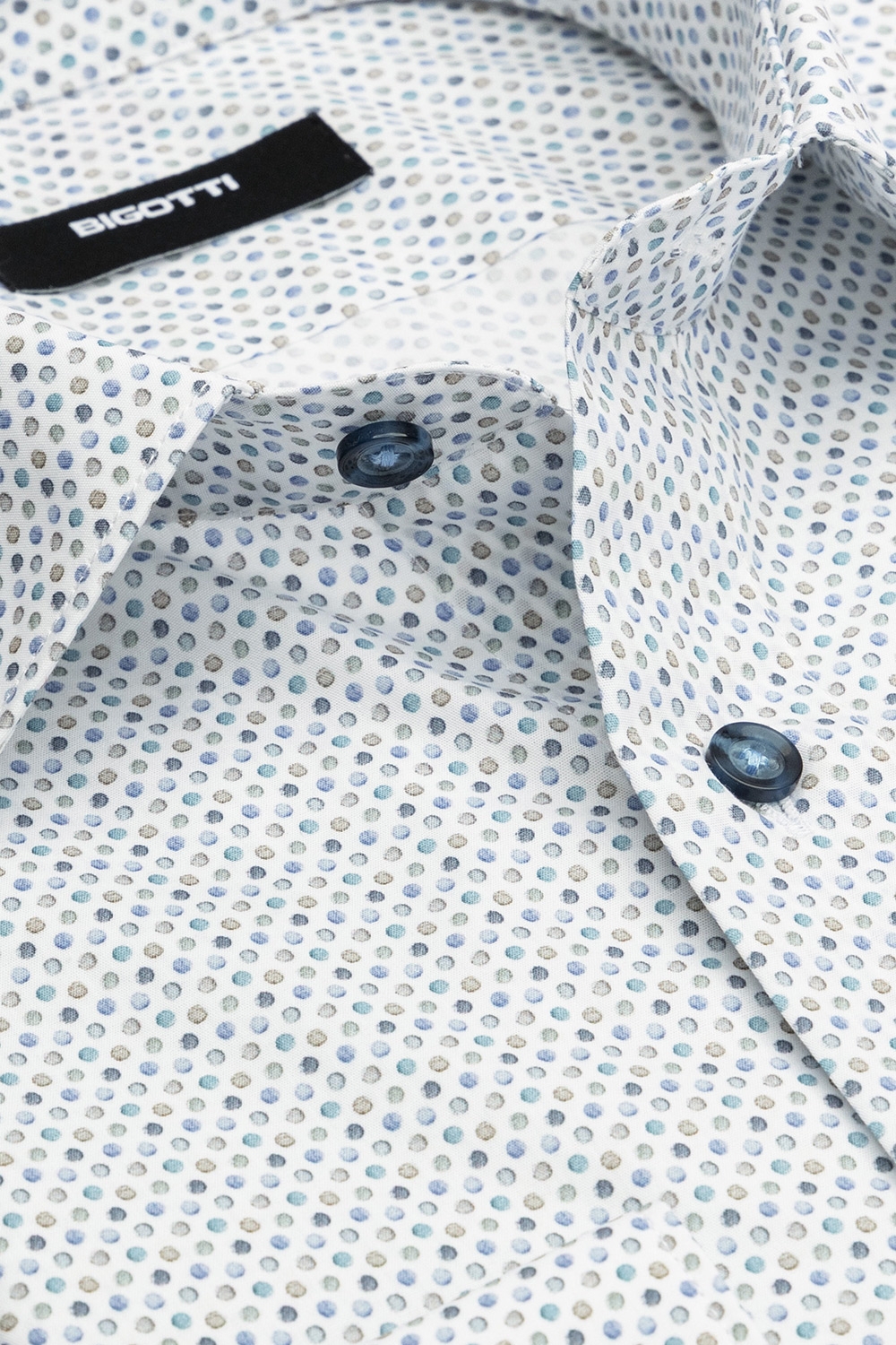 Camasa shaped alba print geometric 1