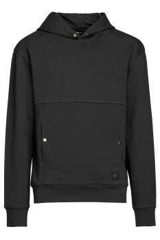 Hanorac oversize negru cu gluga