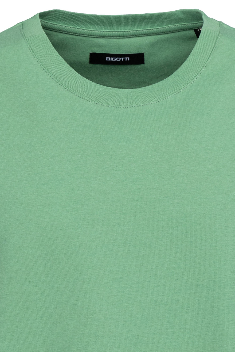 Tricou oversize verde guler rotund 1