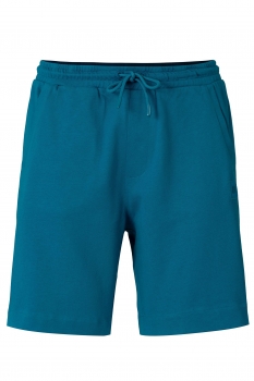 Pantaloni scurti slim albastri uni