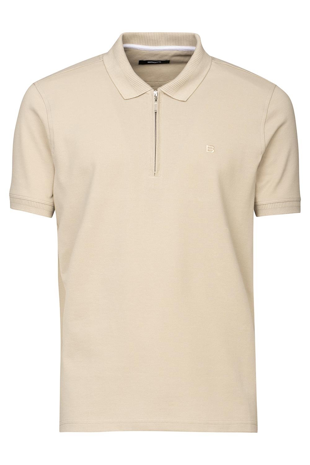 Beige plain t-shirt 0