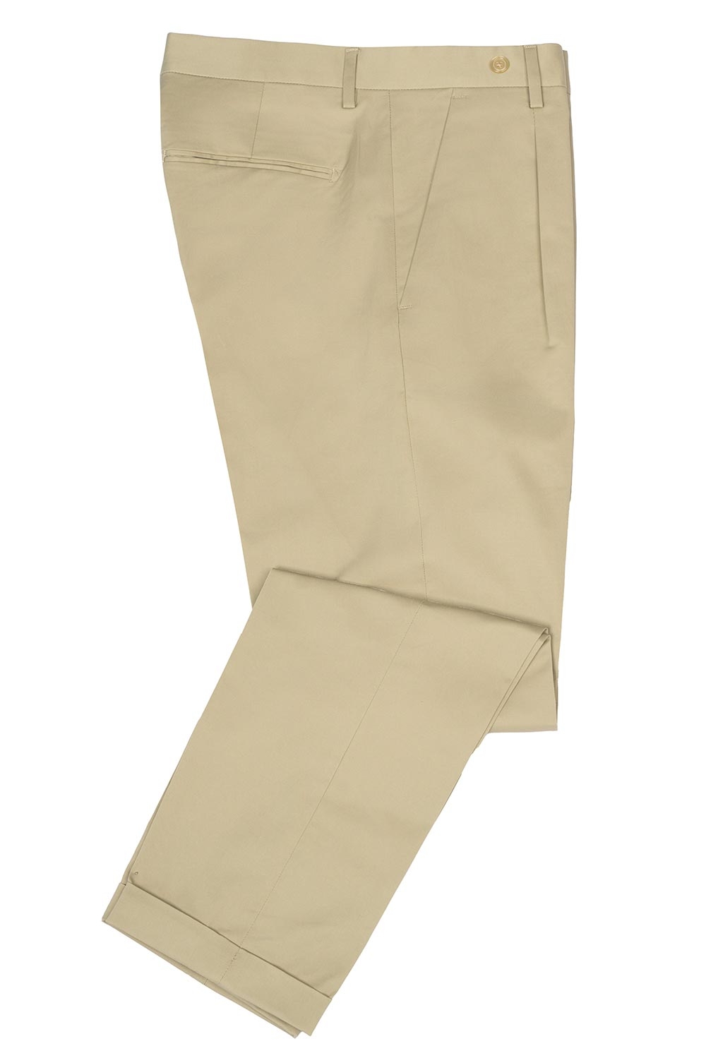 Pantaloni slim bej uni 0
