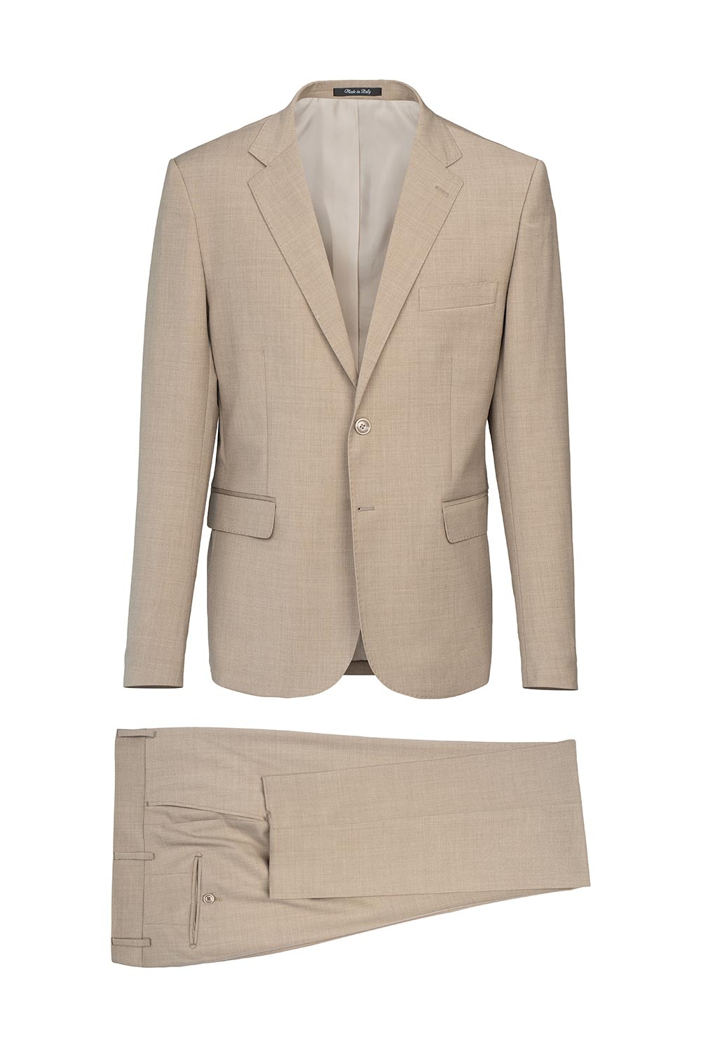 Costum slim bej uni 0