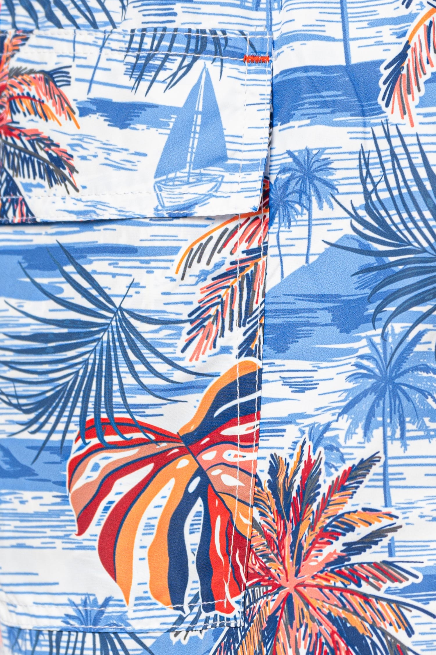 Short slim multicolor print  1