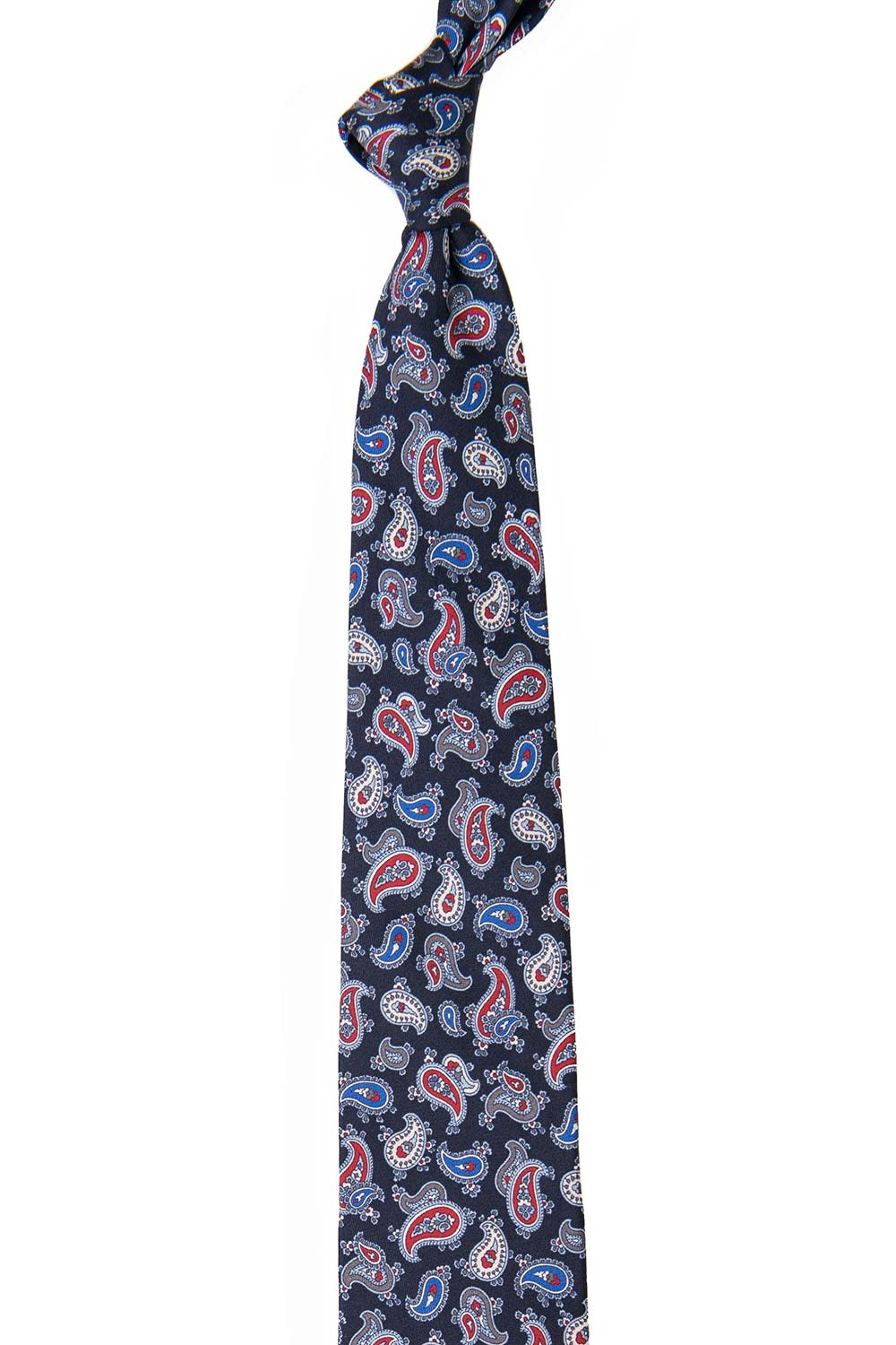 Cravata neagra print floral 1