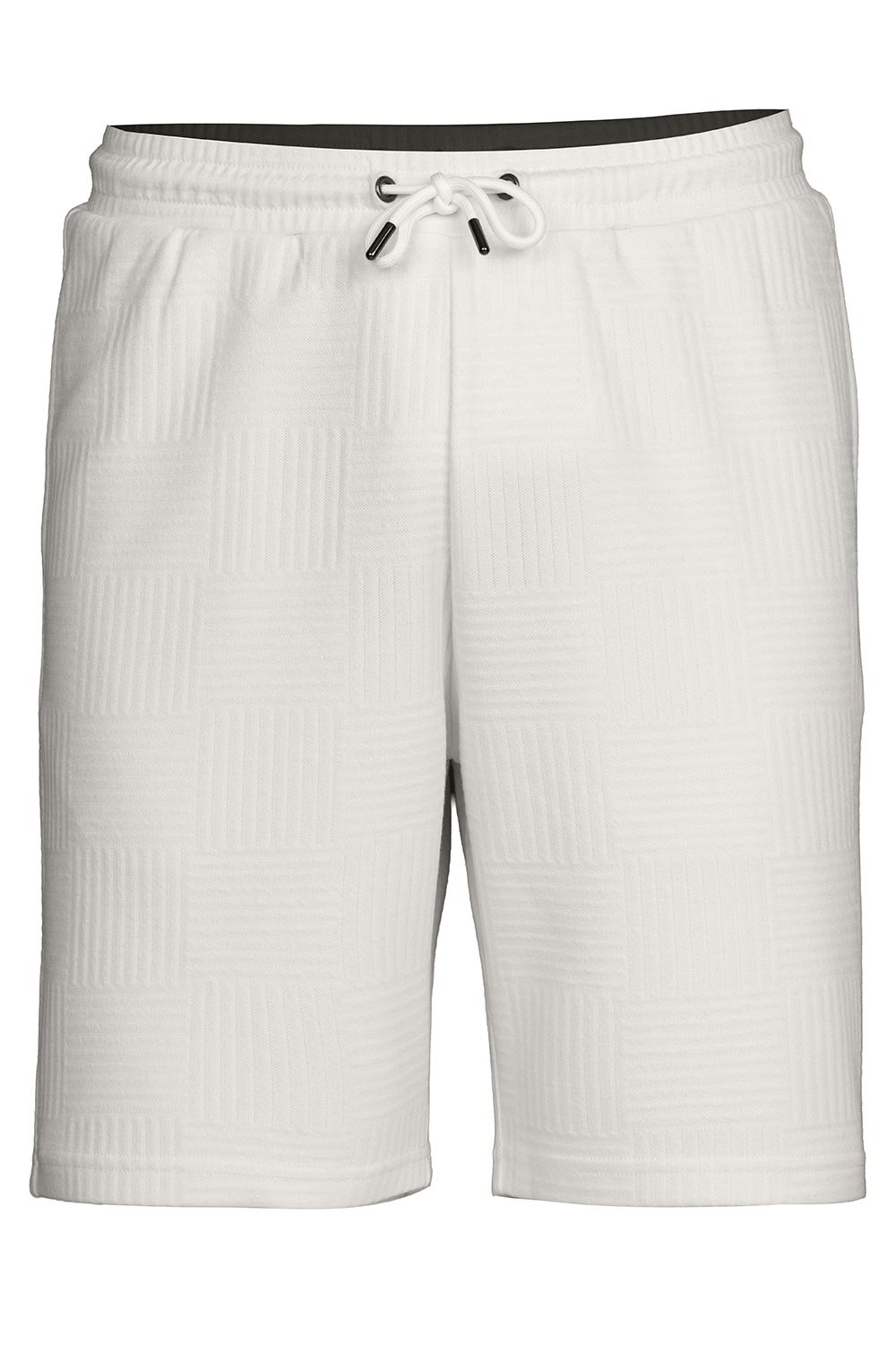Pantaloni scurti oversize albi 1