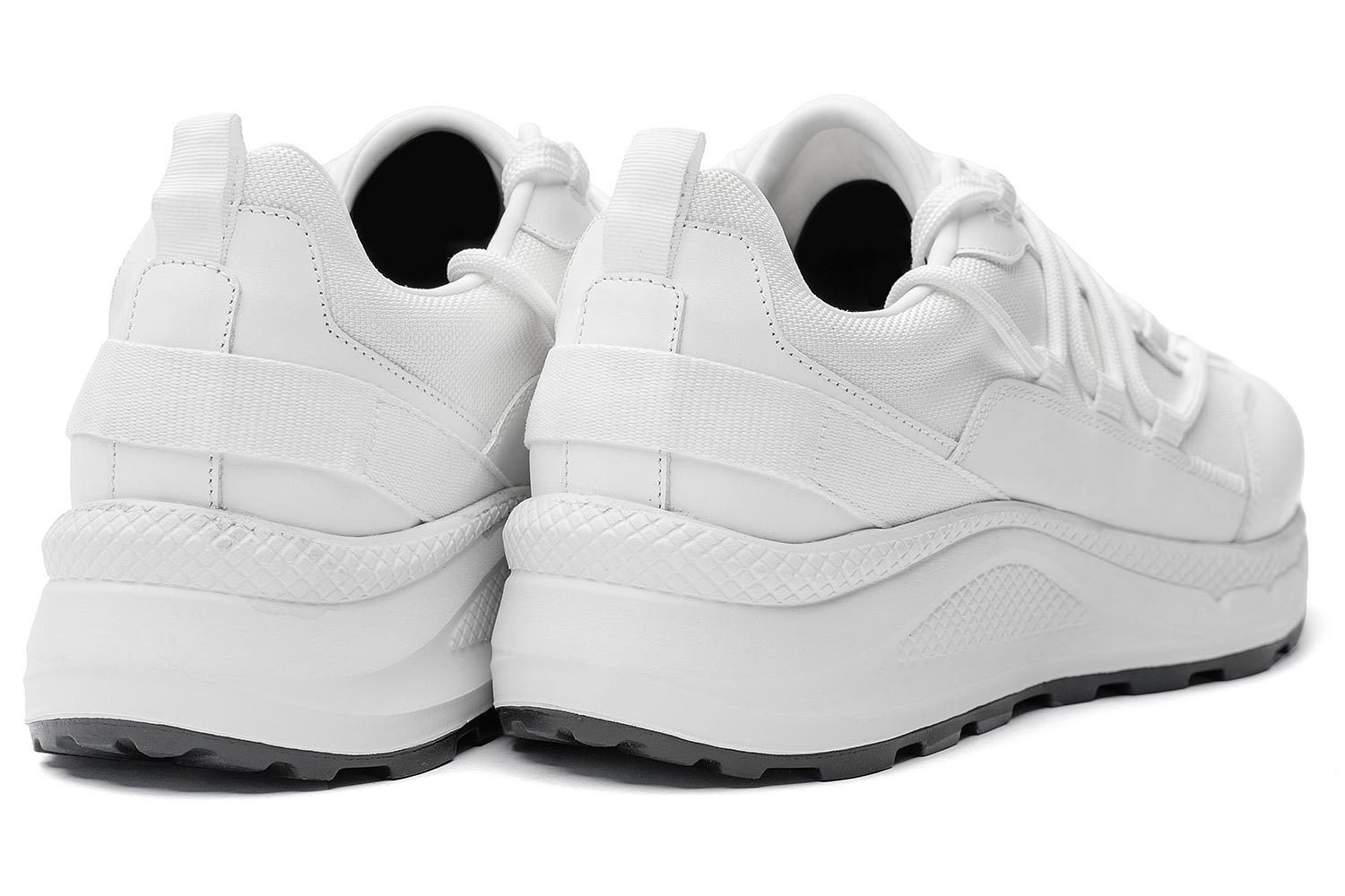 Sneakers albi piele naturala 2