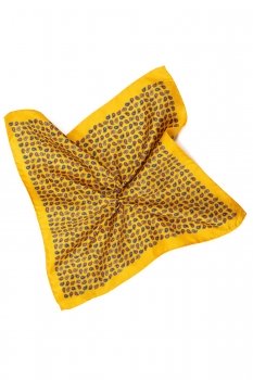 Yellow pocket square