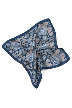 Navy pocket square