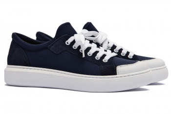 Sneakers bleumarin piele naturala