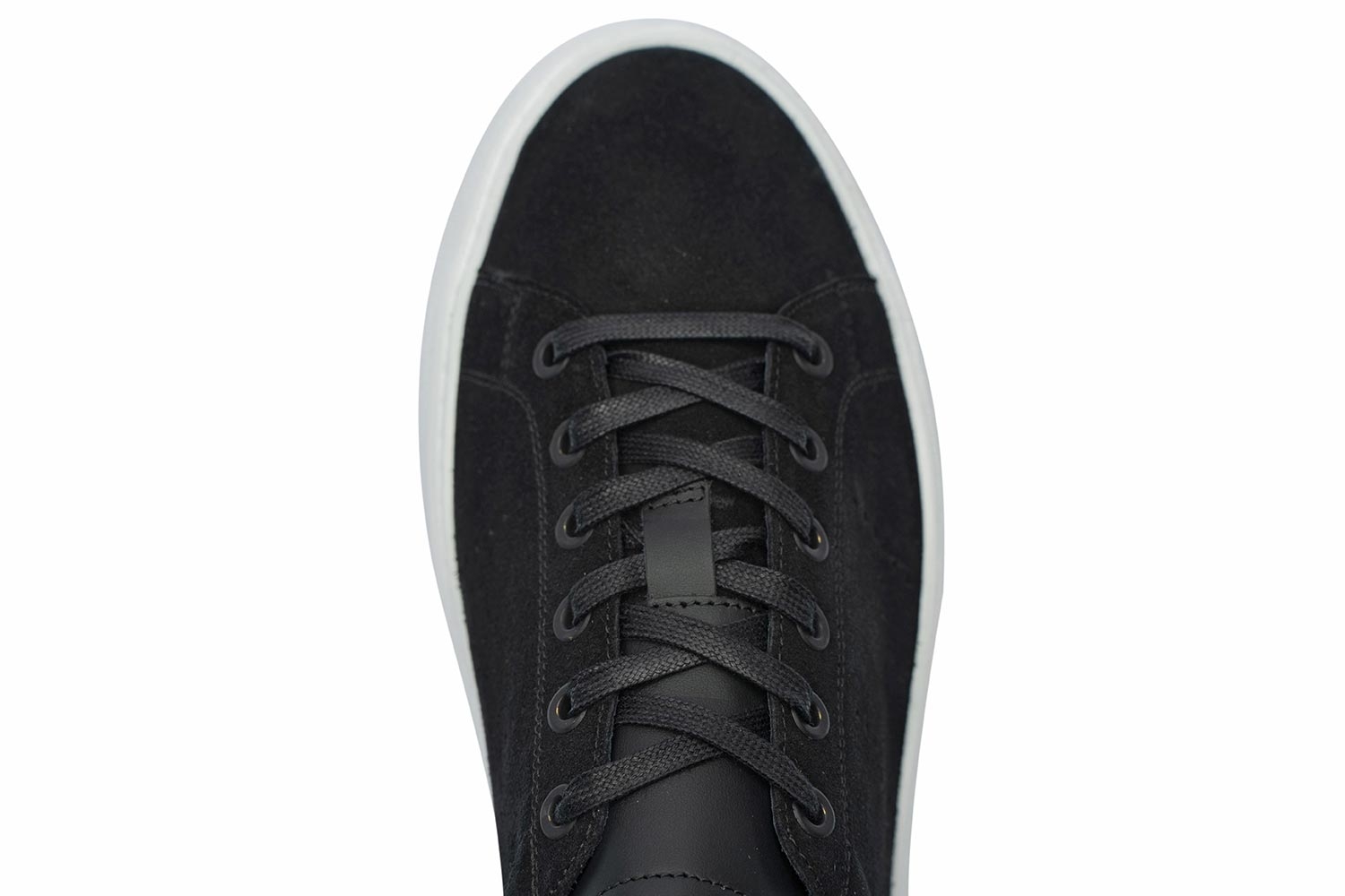 Sneakers negri piele intoarsa 3