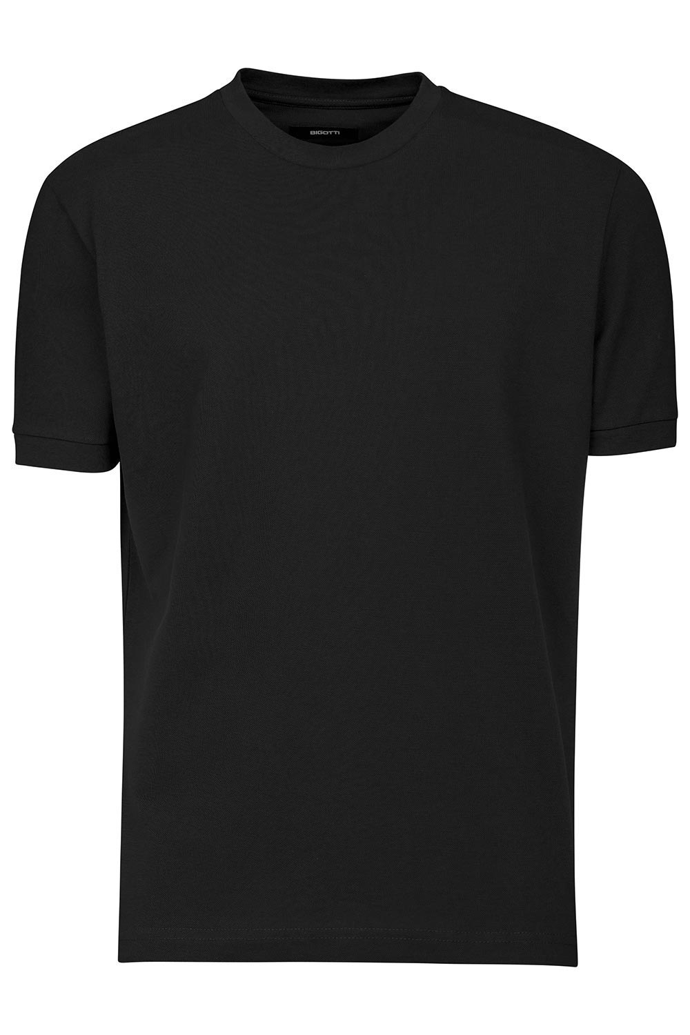 Black plain t-shirt 1