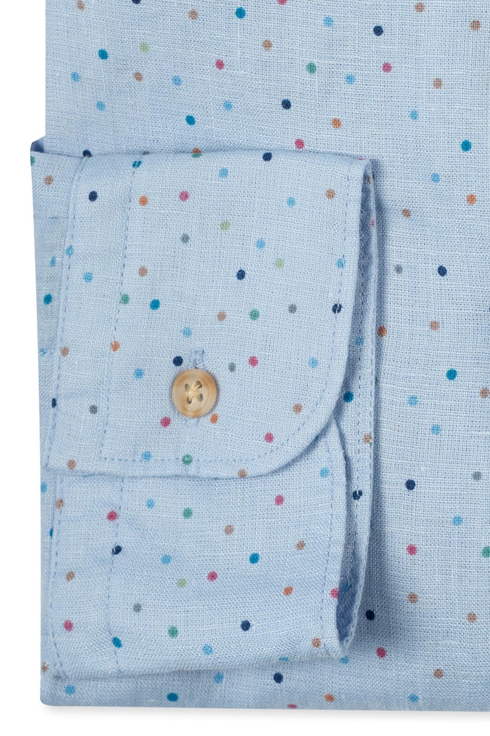 Camasa shaped bleu print geometric 2
