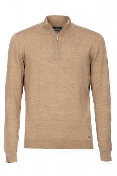 Slim body beige sweater