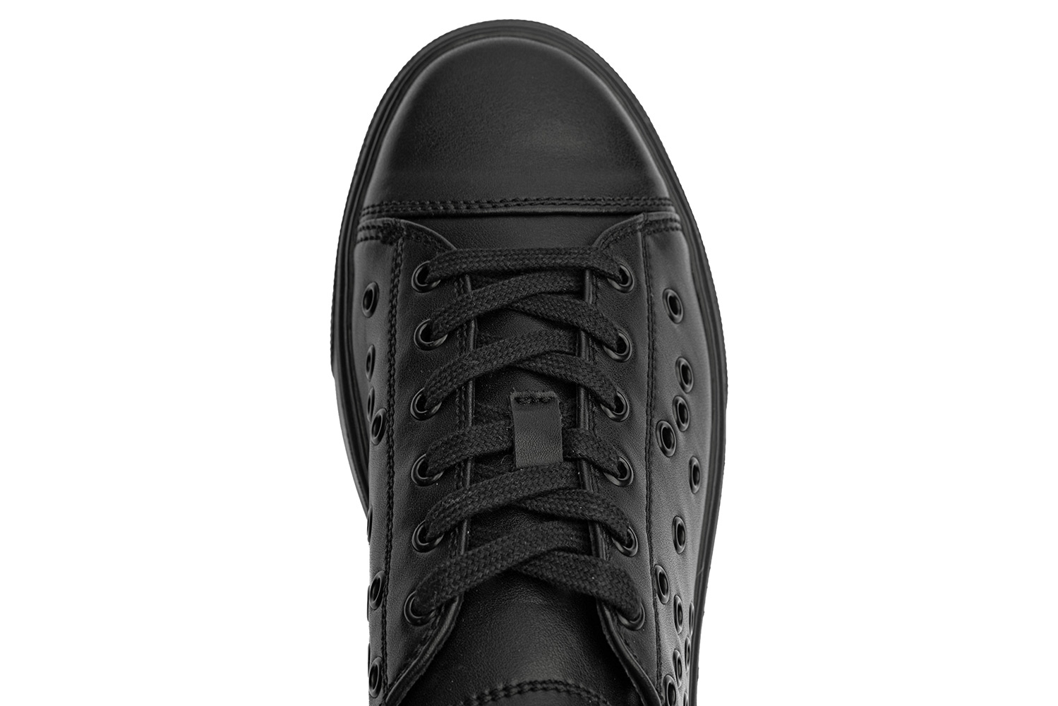 Sneakers negri piele naturala 3