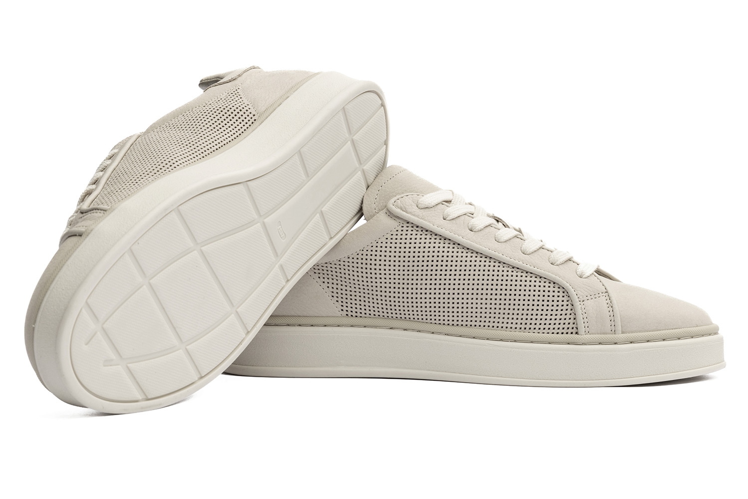 Sneakers bej piele naturala 1