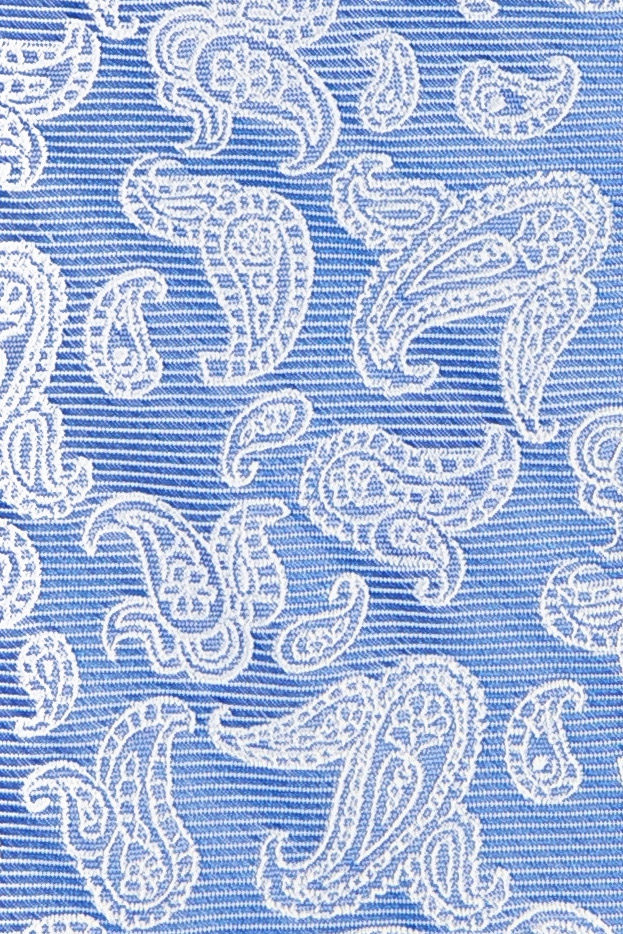 Cravata poliester bleu print lira 1