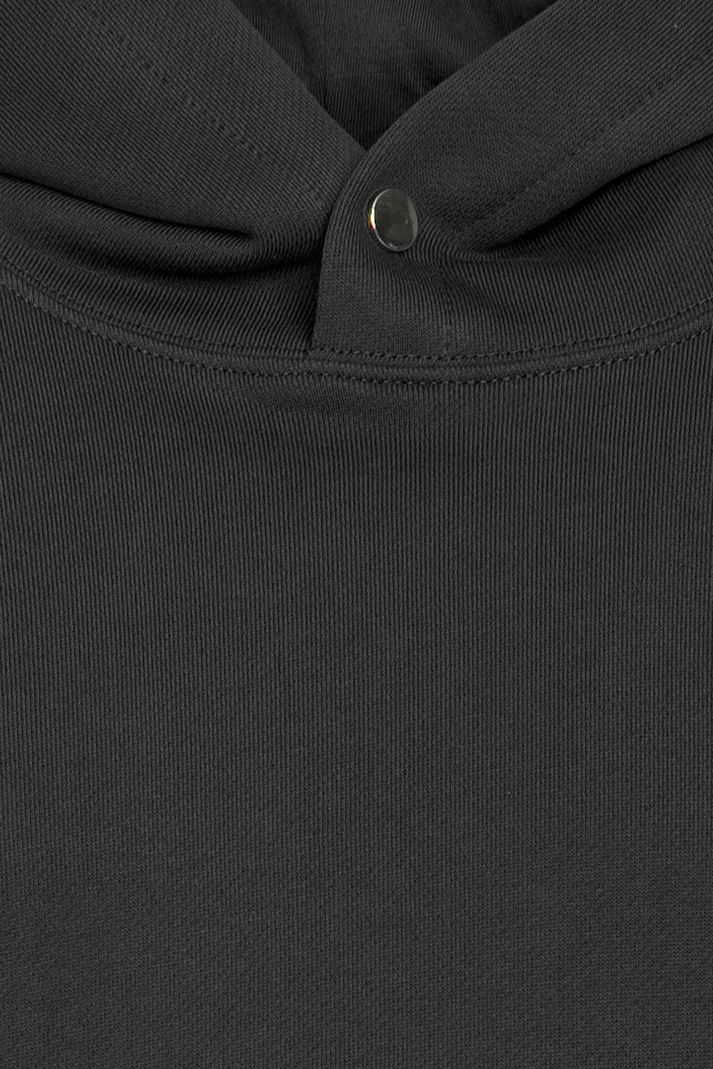 Hanorac oversize negru cu gluga 1