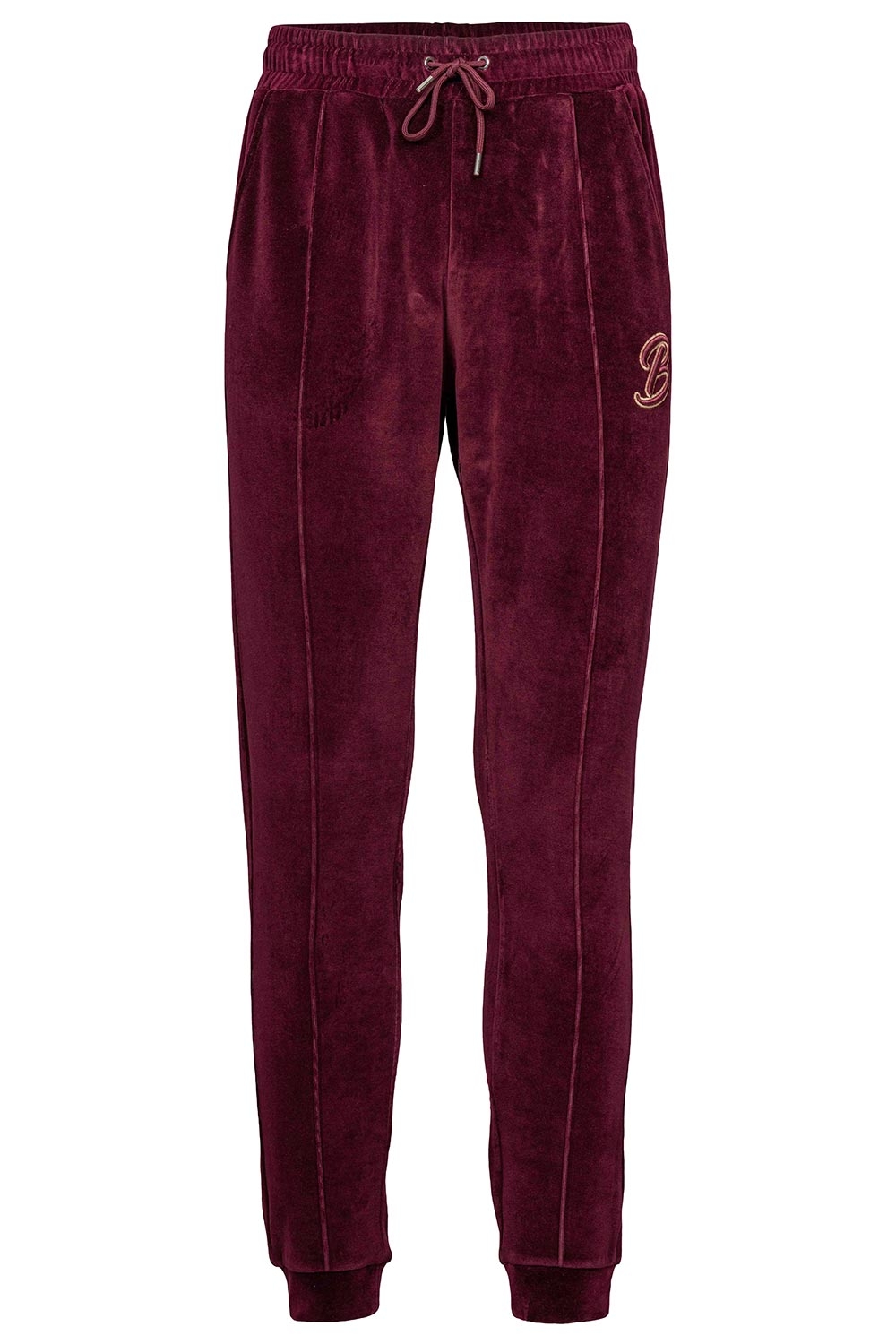 Slim body burgundy plain trousers 0