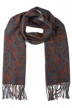 Esarfa oranj print floral