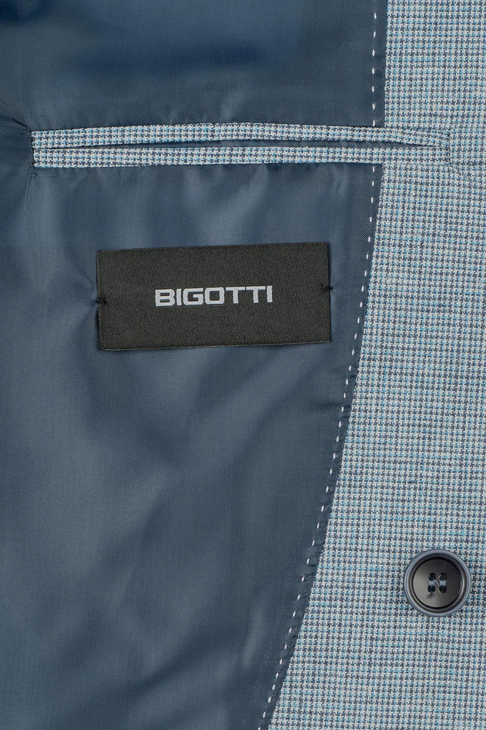 Costum slim bleu uni 2