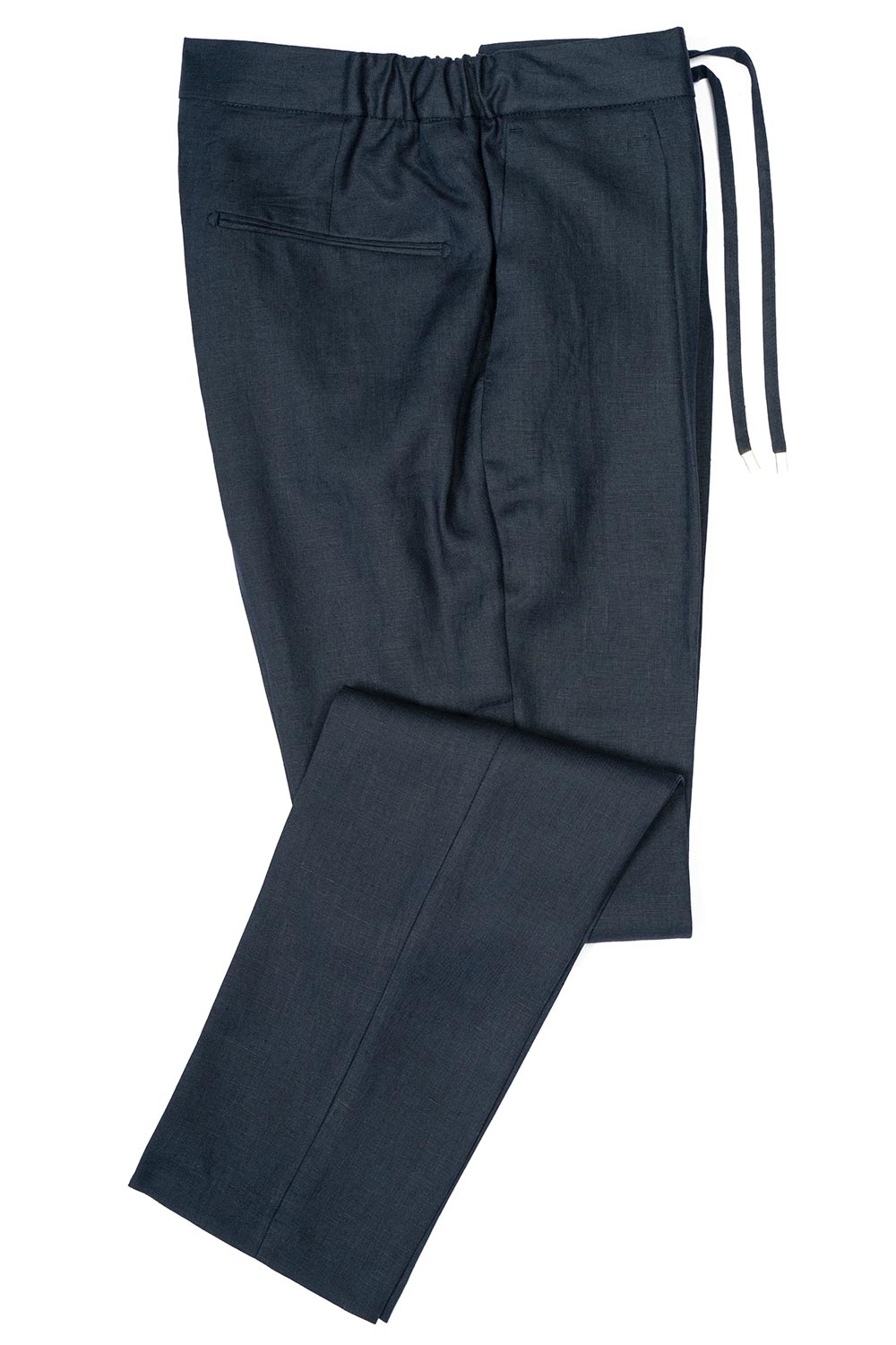 Pantaloni slim albastri uni 0