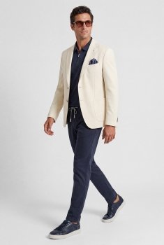 Pantaloni baggy bleumarin uni