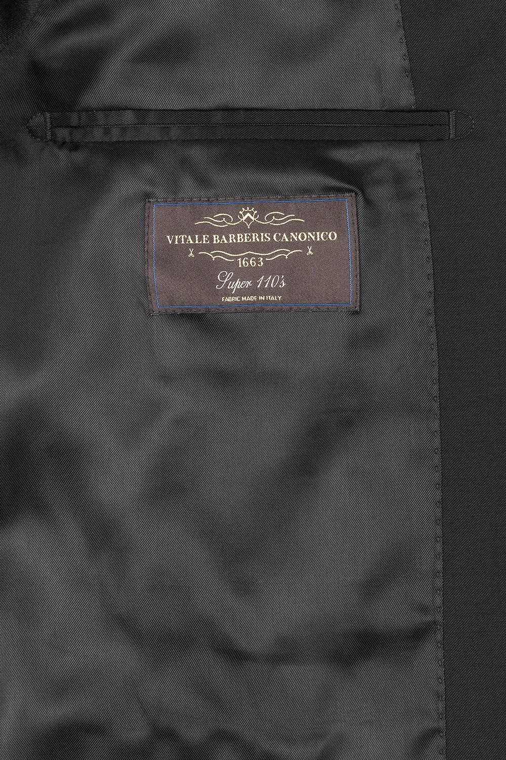 Costum slim negru uni 1