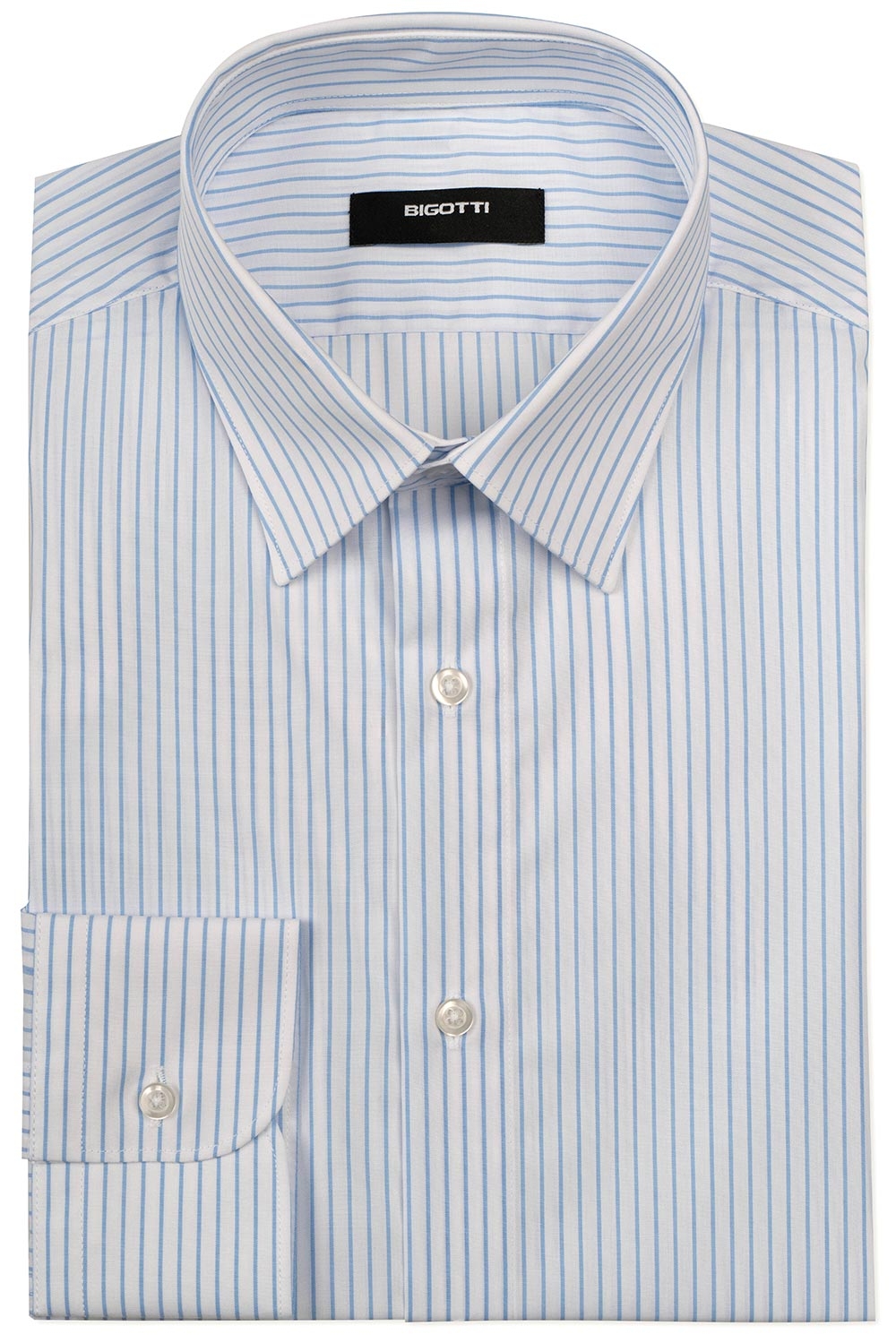 Slim body white stripe shirt 0