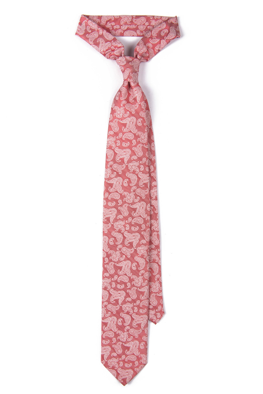Cravata poliester rosie print floral 0